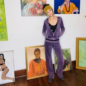 Vintage Purple Juicy Couture 2 piece Sweatsuit